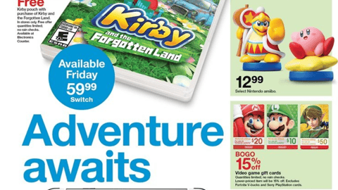 Target 'Kirby and the Forgotten Land' Feature